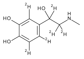 (±)-Epinephrine-2,5,6,Alpha,Beta,Beta-d6