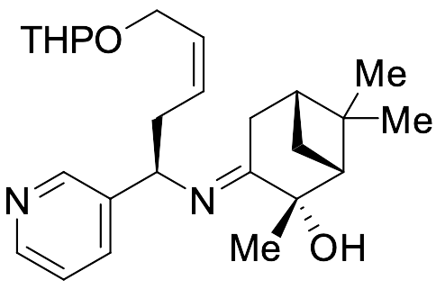 3-(((1R,Z)-5-((Phosphaneyl-t)oxy)-1-(pyridin-3-yl)pent-3-en-1-yl)imino) 1R-alpha-Pinene