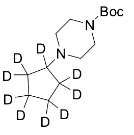 4-(Cyclopentyl)piperazine-1-carboxylate-d9 tert-Butyl Ester