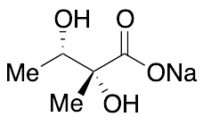 (2R,3S)-rel-2,3-Dihydroxy-2-methylbutanoic Acid Sodium Salt