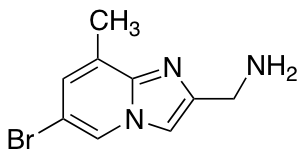 {6-Bromo-8-methylimidazo[1,2-a]pyridin-2-yl}methanamine Hydrochloride