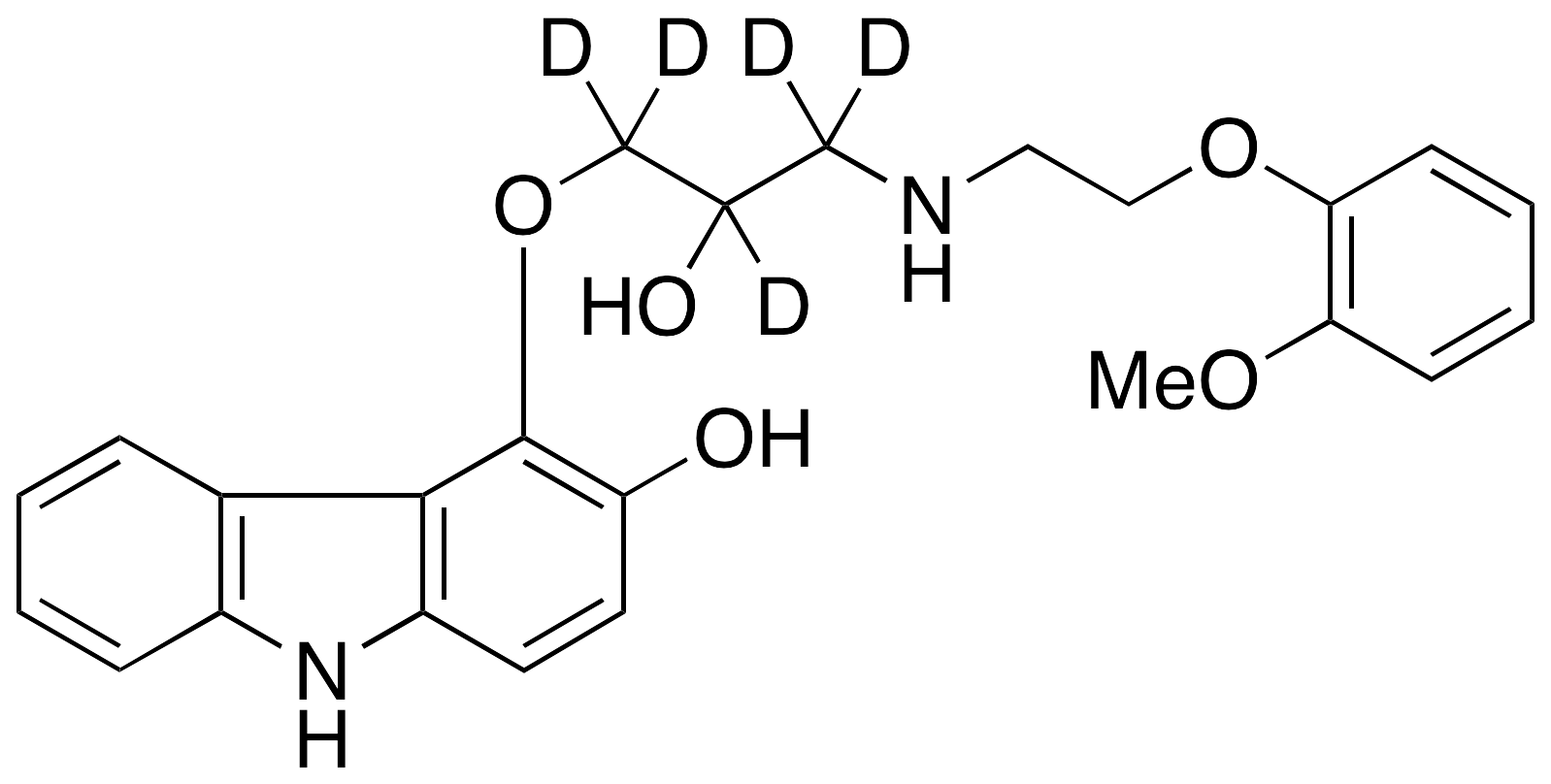 3-Hydroxy Carvedilol-d5