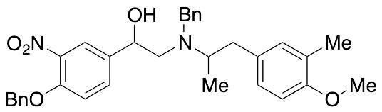 Alpha-[[[2-(4-Methoxy-3-methylphenyl)-1-methylethyl](phenylmethyl)amino]methyl]-3-nitro-4-(phenylmethoxy)benzenemethanol