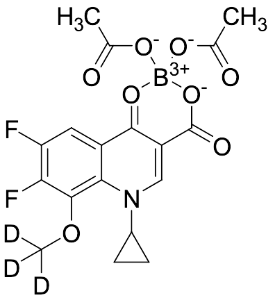 (Mexifloxacin Boron Complex Impurity-D3)
