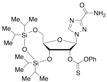 1-[2-O-(Phenoxythioxomethyl)-3,5-O-[1,1,3,3-tetrakis(1-methylethyl)-1,3-disiloxanediyl]-Beta-D-ribofuranosyl]-1H-1,2,4-triazole-3-carboxamide