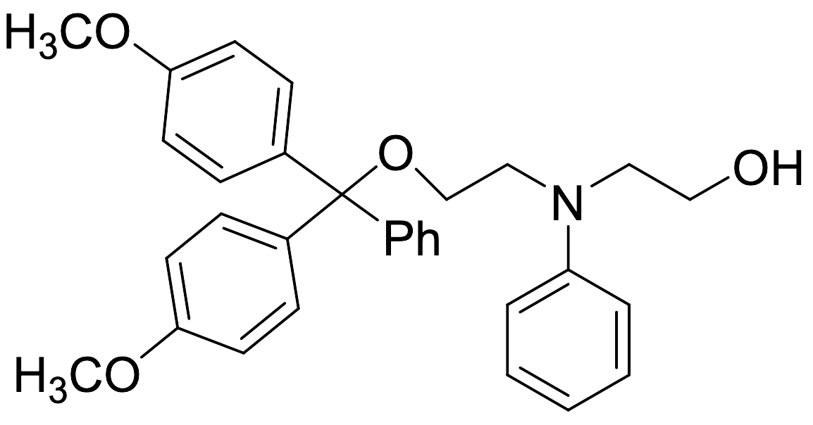 2-((2-(Bis(4-methoxyphenyl)(phenyl)methoxy)ethyl)(phenyl)amino)ethan-1-ol(DMTr-N-phenyldiethanolamine)