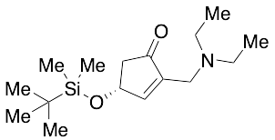 (R)-2-[(Diethylamino)methyl]-4-[[(1,1-dimethylethyl)dimethylsilyl]oxy]-2-cyclopenten-1-one