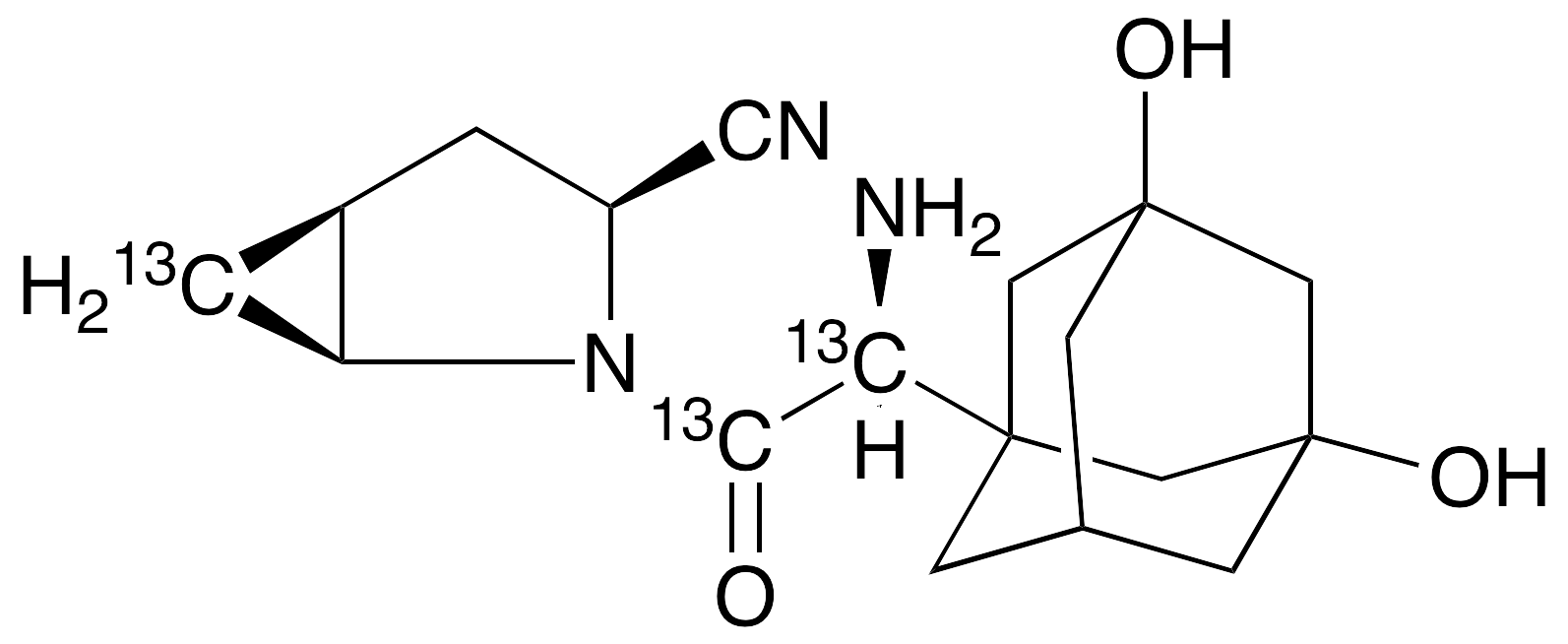 Hydroxy Saxagliptin-13C3