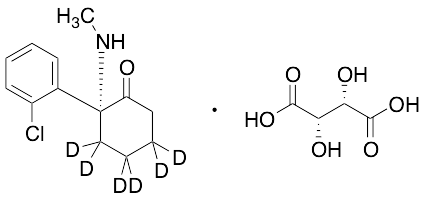 (R)-Ketamine-d6 L-Tartaric Acid