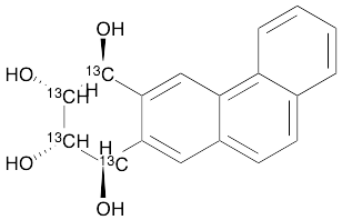 (8R,9S,10R,11S)-rel-8,9,10,11-Tetrahydrobenz[a]anthracene-8,9,10,11-tetrol-13C4