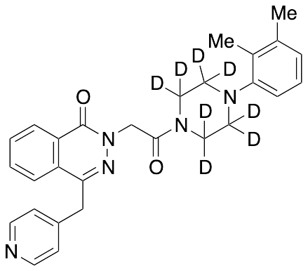 2-[2-[4-(2,3-Dimethylphenyl)-1-piperazinyl]-2-oxoethyl]-4-(4-pyridinylmethyl)-1(2H)-phthalazinone-D8