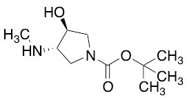 tert-Butyl trans-3-Hydroxy-4-(methylamino)pyrrolidine-1-carboxylate