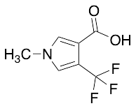 1-Methyl-4-(trifluoromethyl)-1H-pyrrole-3-carboxylic Acid