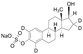 Sodium 17beta-Estradiol-2,4,16,16-d4 3-Sulfate (Stabilized with TRIS, 50% w/w)