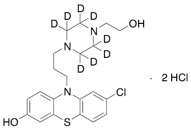8-Chloro-10-[3-[4-(2-hydroxyethyl)-1-piperazinyl-d8]propyl]-10H-phenothiazin-3-ol Dihydrochloride