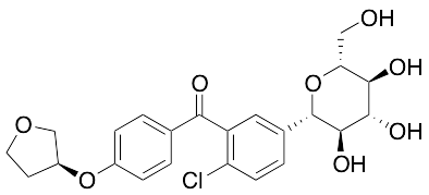(2-Chloro-5-((2S,3R,4R,5S,6R)-3,4,5-trihydroxy-6-(hydroxymethyl)tetrahydro-2H-pyran-2-yl)phenyl)(4-(((S)-tetrahydrofuran-3-yl)oxy)phenyl)methanone