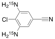 3,5-Diamino-4-chlorobenzonitrile-15N2