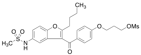 3-(4-(2-Butyl-5-methylsulfonamido)benzofuran-3-carbonyl)phenoxy)propyl Methanesulfonate