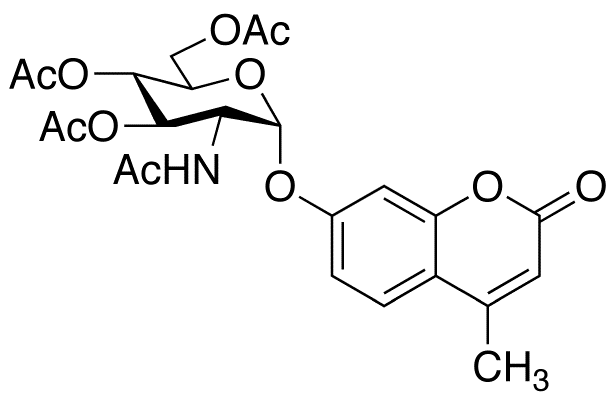 4-Methylumbelliferyl 2-Acetamido-2-deoxy-3,4,6-tri-O-acetyl-Alpha-D-Glucopyranoside