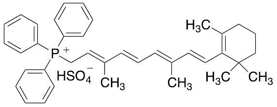 [3,7-Dimethyl-9-(2,6,6-trimethyl-1-cyclohexen-1-yl)-2,4,6,8-nonatetraen-1-yl]triphenyl-phosphonium Sulfate