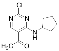 1-[2-Chloro-4-(cyclopentylamino)-5-pyrimidinyl]ethanone