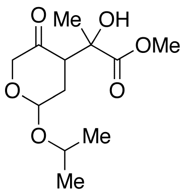 Tetrahydro-Alpha-hydroxy-Alpha-methyl-2-(1-methylethoxy)-5-oxo-2H-pyran-4-acetic acid Methyl Ester