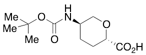 (2S,5R)-5-[(tert-Butoxycarbonyl)amino]tetrahydro-2H-pyran-2-carboxylic Acid