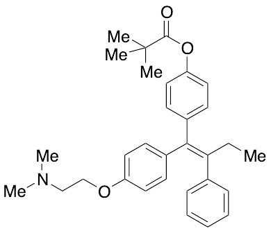 (E)-1-[4-[2-(N,N-Dimethylamino)ethoxy]phenyl]-1-[4-(trimethylacetoxy)phenyl]-2-phenylbut-1-ene