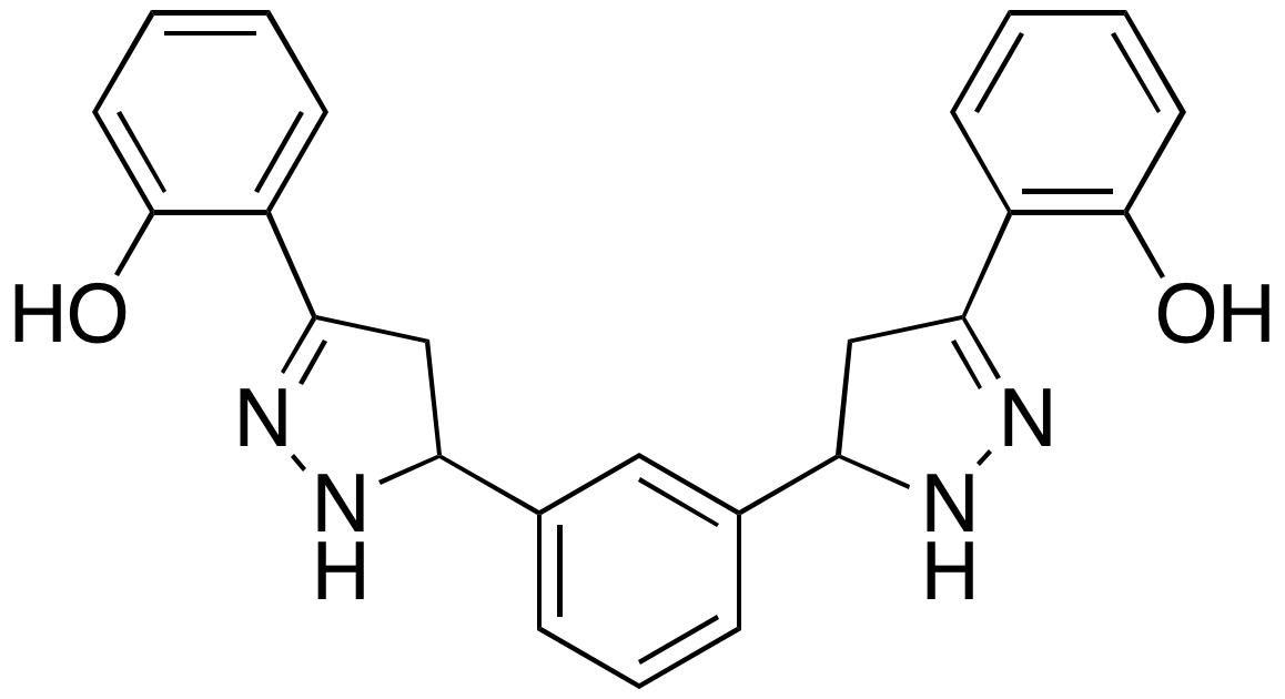 2,2'-[1,3-Phenylenebis(4,5-dihydro-1H-pyrazole-5,3-diyl)]bis-phenol