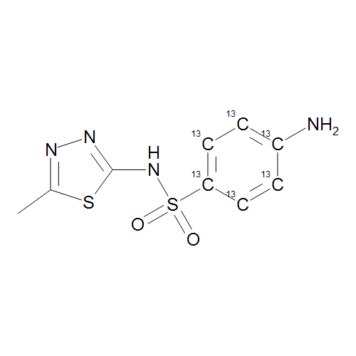 Sulfamethizole 13C6 (phenyl 13C6)