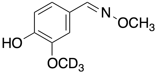 4-Hydroxy-3-methoxy-d3-benzaldehyde O-Methyloxime