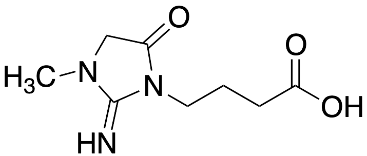 2-Imino-3-methyl-5-oxo-1-imidazolidinebutanoic Acid