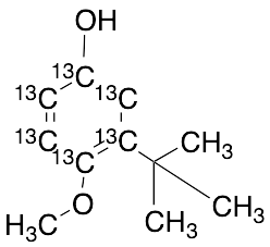 3-(tert-Butyl)-4-methoxyphenol-13C6