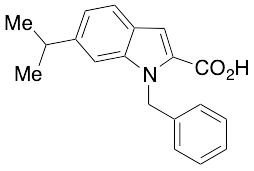 6-(1-Methylethyl)-1-(phenylmethyl)-1H-indole-2-carboxylic Acid