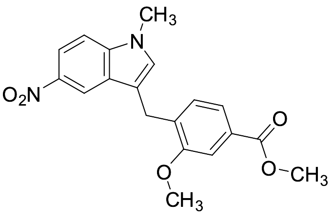 Methyl 3-Methoxy-4-[(1-methyl-5-nitro-1H-indol-3-yl)methyl]benzoate