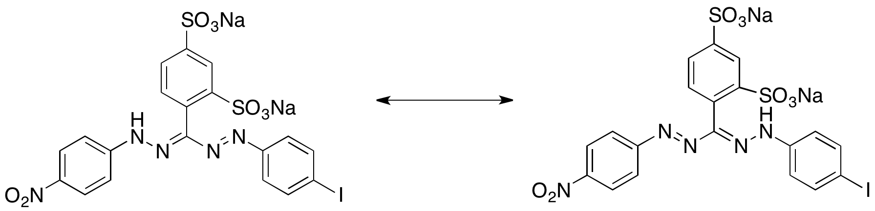 4-[1-(4-Iodophenyl)-5-(4-nitrophenyl)-formaz-3-yl]-1,3-benzene Disulfonate, Disodium Salt