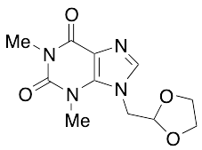 9-​(1,​3-​Dioxolan-​2-​ylmethyl)​-​3,​9-​dihydro-​1,​3-​dimethyl-1H-​purine-​2,​6-​dione