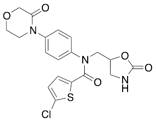 N-(5-Oxazolidinyl]methyl)-N-(5-chloro-2-thiophenecarbonyl)-4-(3-oxo-4-morpholinyl)aniline