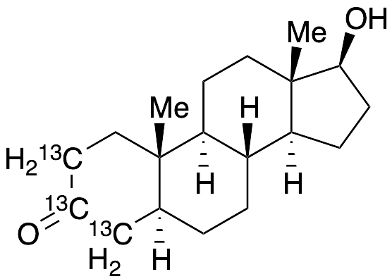 (5alpha,17beta)-17-Hydroxyandrostan-3-one-2,3,4-13C3