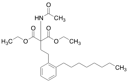 Diethyl 2-Acetamido-2-(2-octylphenethyl)malonate