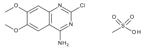 2-Chloro-6,7-dimethoxyquinazolin-4-amine Mesilate