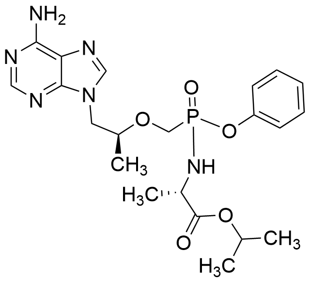 N-[[[(1S)-2-(6-Amino-9H-purin-9-yl)-1-methylethoxy]methyl]phenoxyphosphinyl]-L-Alanine-1-methylethyl Ester (mix of diastereomers)