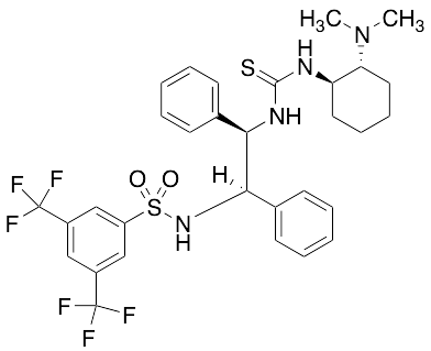 N-((1R,2R)-2-(3-((1R,2R)-2-(Dimethylamino)cyclohexyl)thioureido)-1,2-diphenylethyl)-3,5-bis(trifluoromethyl)benzenesulfonamide