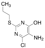 5-Amino-6-chloro-2-(propylthio)pyrimidin-4-ol