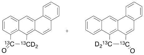 Benz[j]aceanthrylen-2(1H)-one13C2,d2 and Benz[e]aceanthrylen-6(5H)-one13C2,d2