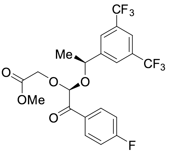 Methyl 2-((S)-1-((S)-1-(3,5-bis(Trifluoromethyl)phenyl)ethoxy)-2-(4-fluorophenyl)-2-oxoethoxy)acetate