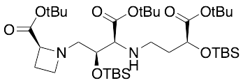 (S)-tert-Butyl 1-((2S,3S)-4-(tert-Butoxy)-3-(((S)-4-(tert-butoxy)-3-((tert-butyldimethylsilyl)oxy)-4-oxobutyl)amino)-2-((tert-butyldimethylsilyl)oxy)-4-oxobutyl)azetidine-2-carboxylate