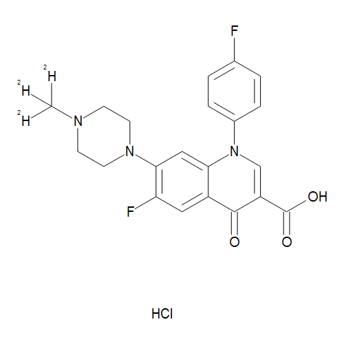 Difloxacin-d3 Hydrochloride Salt