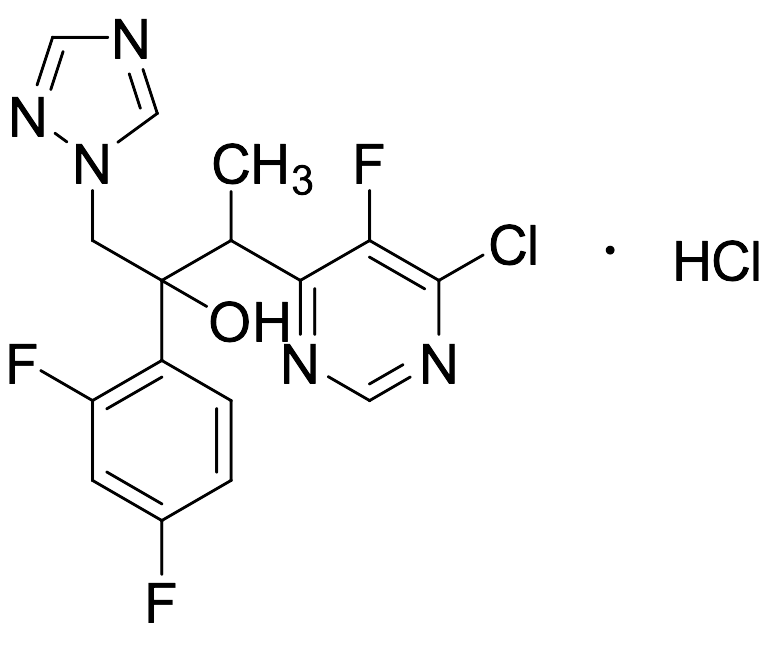 rac-6-Chloro Voriconazole Hydrochloride