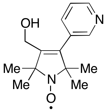 2,5-Dihydro-3-(hydroxymethyl)-2,2,5,5-tetramethyl-4-(3-pyridinyl)-1H-pyrrol-1-yloxy